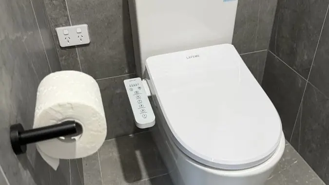 Toilet and connected bathroom plumbing, Mordialloc